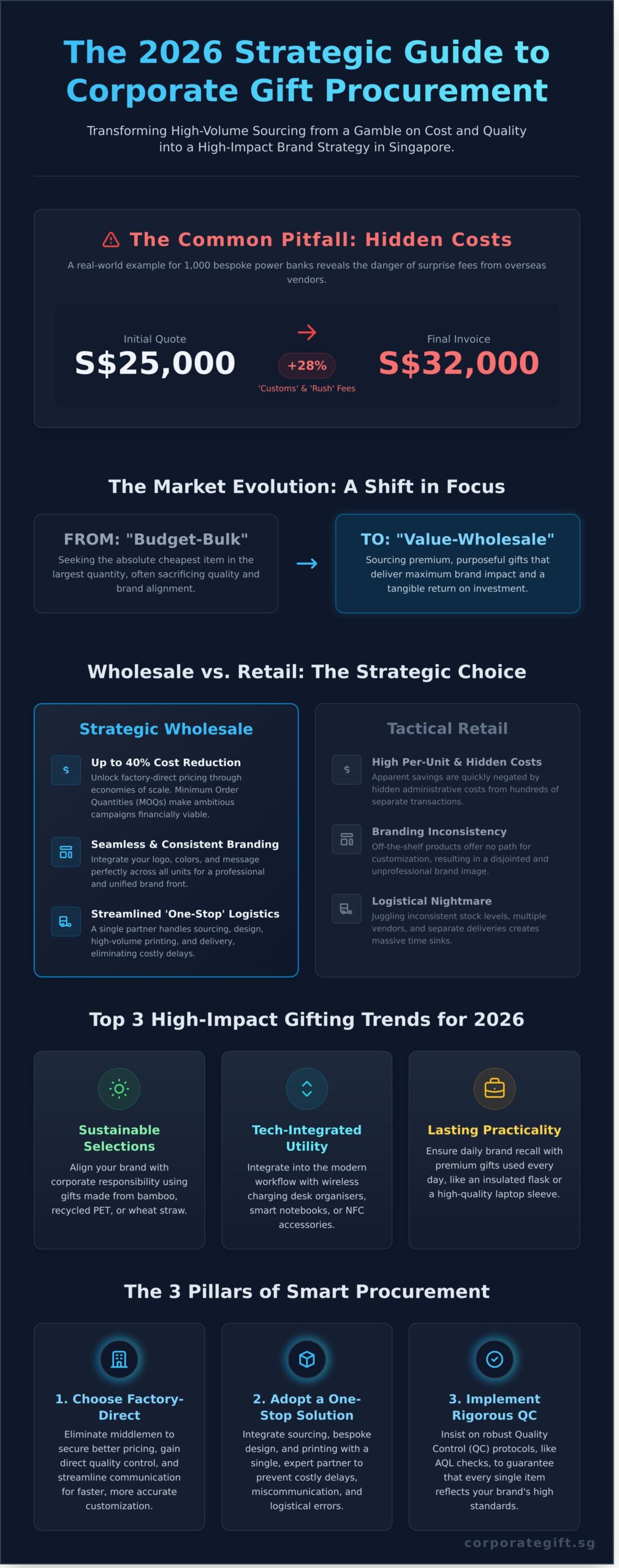 Corporate Gifts Wholesale Singapore: The 2026 Strategic Procurement Guide - Infographic