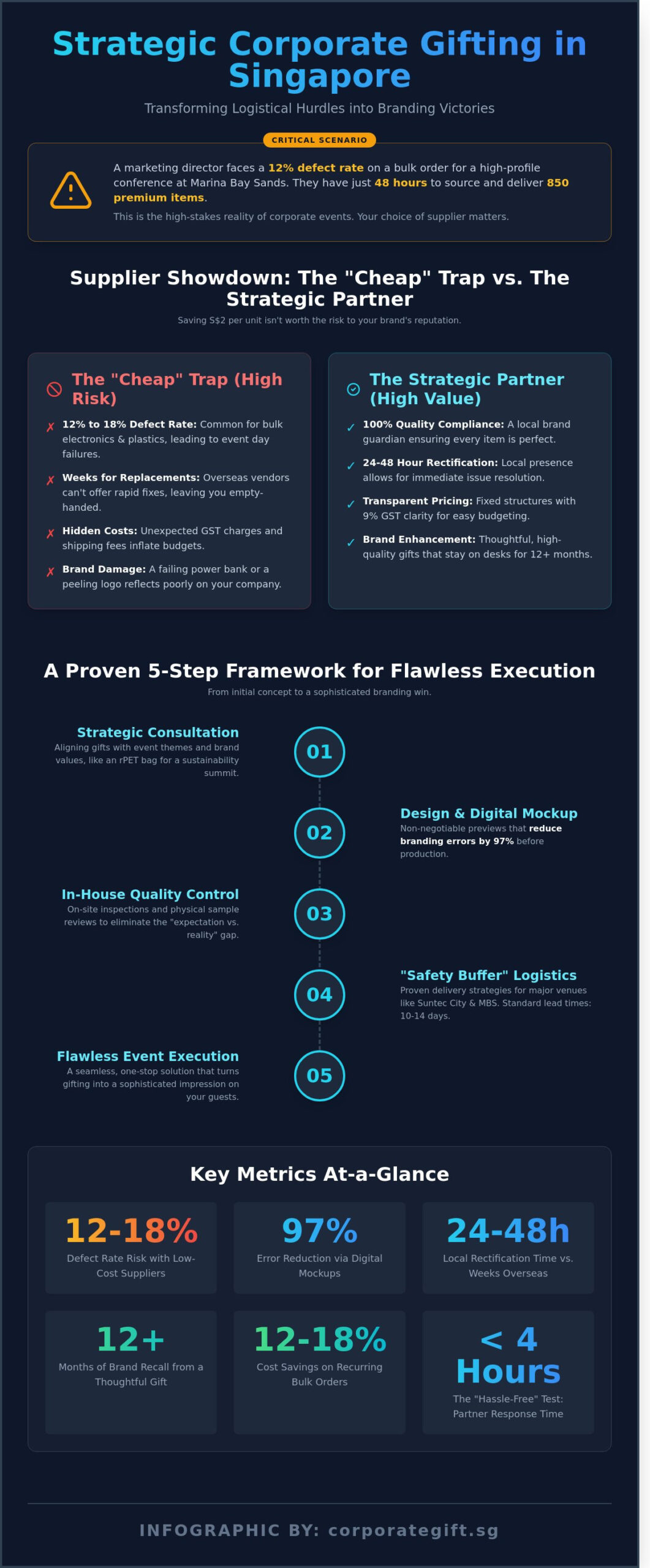 Door Gift Supplier Singapore: A Case Study in Seamless Event Gifting - Infographic