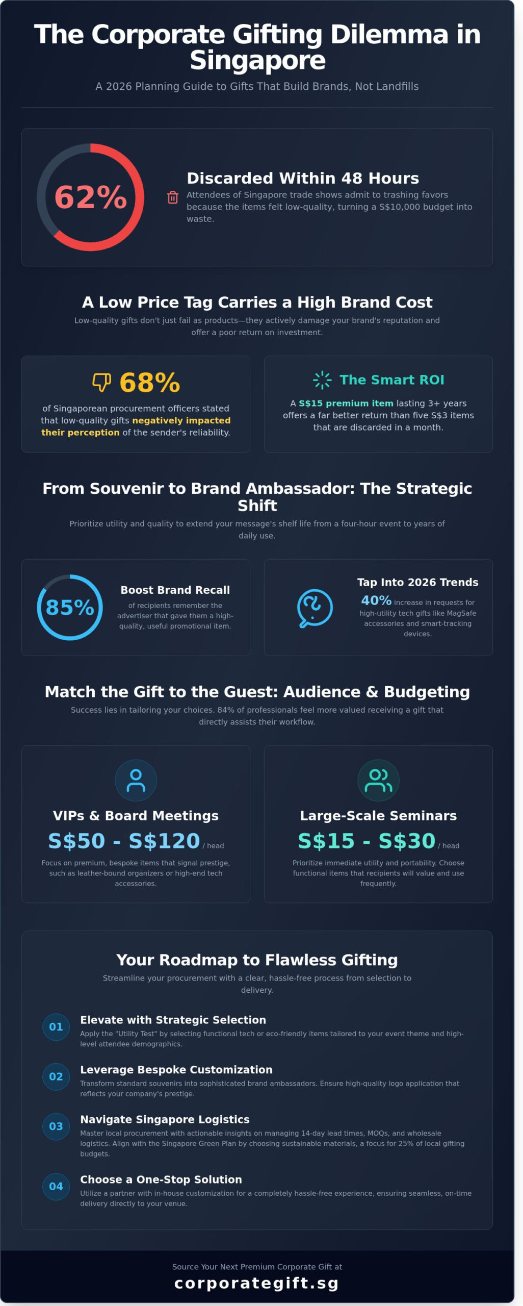 Door Gift for Corporate Event: The 2026 Singapore Planning Guide - Infographic